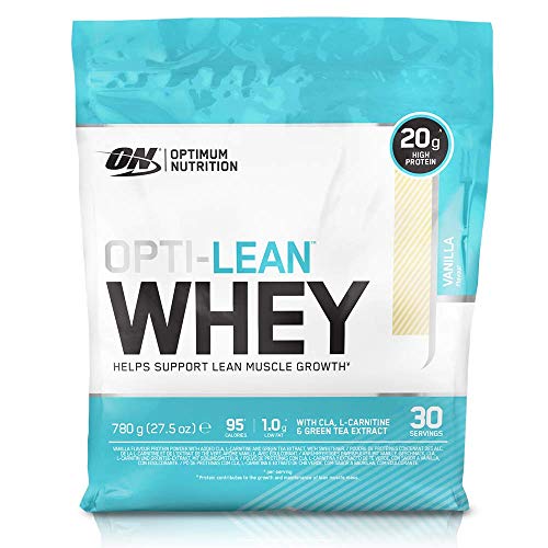 Optimum Nutrition Opti-Lean Whey Proteína con Vainilla - 780 gr