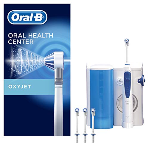 Oral-B Oxyjet - Sistema De Limpieza Irrigador Bucal Con Tecnología Braun, 4 Cabezales Oxyjet