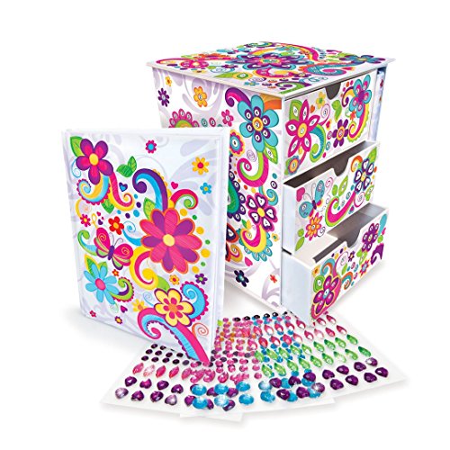 Orb Factory Sticky Mosaics - Jewel Box con cajonera, Mosaico de números