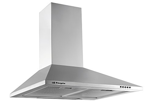 Orbegozo DS 59160 IN - Campana decorativa extractora, 3 velocidades, 2 filtros desmontables, 2 bombillas, acabado inox, extracción 329,3 m3/h, 65 W Orbegozo DS 59160 IN - Campana decorativa extractora, 3 velocidades, 2 filtros desmontables, 2 bombillas, acabado inox, extracción 329,3 m3/h, 65 W