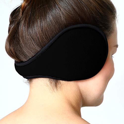Orejeras para mujeres y hombres | calentadores de oídos en talla única de 54-63 cm | la innovadora protección para los oídos los mantiene calientes en el invierno | protectores de oídos (negro) Orejeras para mujeres y hombres | calentadores de oídos en talla única de 54-63 cm | la innovadora protección para los oídos los mantiene calientes en el invierno | protectores de oídos (negro)