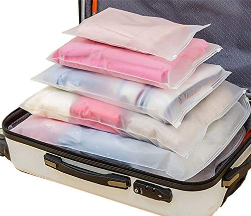 Organizador de Equipaje 12 PCS Organizador de ViajeTransparente Organizadores para Maletas Impermeable Perfecto para Viaje con Bolsa de Zapato