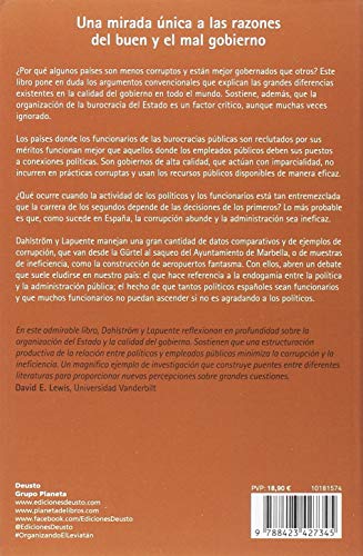 Organizando el Leviatán: Por qué el equilibrio entre políticos y burócratas mejora los gobiernos (Sin colección) Organizando el Leviatán: Por qué el equilibrio entre políticos y burócratas mejora los gobiernos (Sin colección)