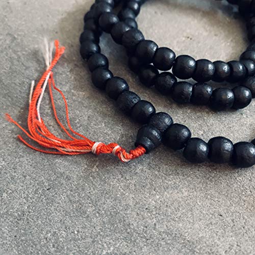 Origin Siam - Rosario de sándalo hecho a mano con 108 cuentas de oración de mantra para relajación, yoga, meditación, zen, paz, atención plena, estrés y ansiedad Origin Siam - Rosario de sándalo hecho a mano con 108 cuentas de oración de mantra para relajación, yoga, meditación, zen, paz, atención plena, estrés y ansiedad