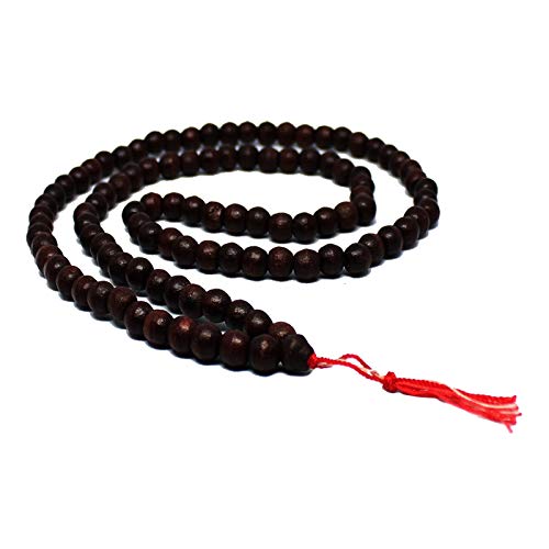 Origin Siam - Rosario de sándalo hecho a mano con 108 cuentas de oración de mantra para relajación, yoga, meditación, zen, paz, atención plena, estrés y ansiedad Origin Siam - Rosario de sándalo hecho a mano con 108 cuentas de oración de mantra para relajación, yoga, meditación, zen, paz, atención plena, estrés y ansiedad