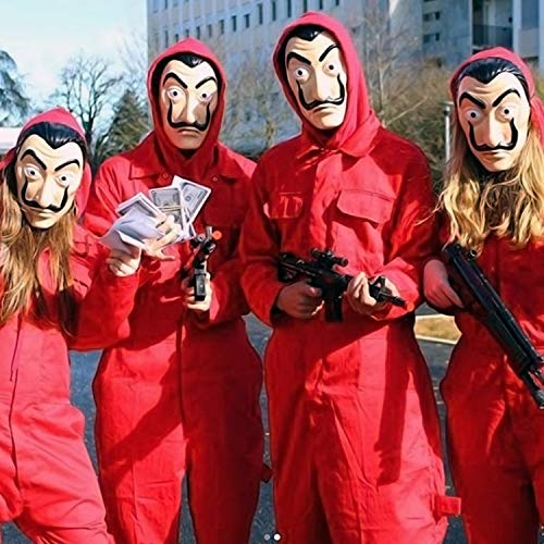 Original Cup - Máscara Oficial La Casa De Papel - Máscara de Salvador Dali para Cosplay, Disfraz, Fiesta Original Cup - Máscara Oficial La Casa De Papel - Máscara de Salvador Dali para Cosplay, Disfraz, Fiesta