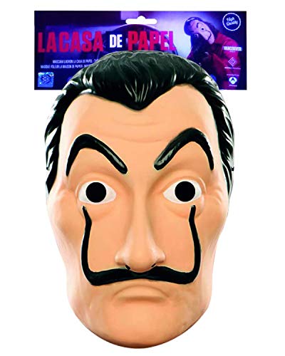 Original Cup - Máscara Oficial La Casa De Papel - Máscara de Salvador Dali para Cosplay, Disfraz, Fiesta Original Cup - Máscara Oficial La Casa De Papel - Máscara de Salvador Dali para Cosplay, Disfraz, Fiesta