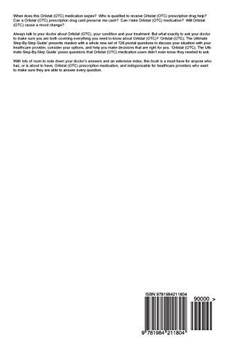 Orlistat (OTC); The Ultimate Step-By-Step Guide Orlistat (OTC); The Ultimate Step-By-Step Guide
