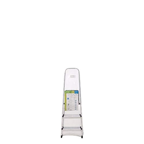 ORYX 23010001 Escalera Aluminio 3 Peldaños Plegable, Uso doméstico, Antideslizante, Ligera y Resistente ORYX 23010001 Escalera Aluminio 3 Peldaños Plegable, Uso doméstico, Antideslizante, Ligera y Resistente