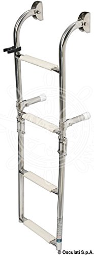 Osculati Scaletta INOX 4 gradini (Foldable Ladder AISI316 Standard 4 Steps) Osculati Scaletta INOX 4 gradini (Foldable Ladder AISI316 Standard 4 Steps)