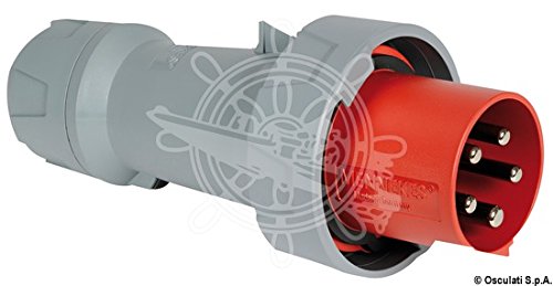 Osculati Spina banchina 5 Poli 63 A (Power Plug for Deck Connection, Male 5-Poles 63 A) Osculati Spina banchina 5 Poli 63 A (Power Plug for Deck Connection, Male 5-Poles 63 A)