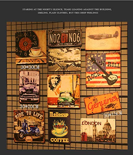 OSONA Frank Zappa Alice Cooper Retro nostálgico arte tradicional color óxido logotipo de lata publicidad llamativa decoración de la pared regalo
