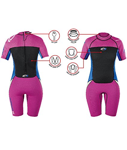 Osprey OSP G Shorty-Origin Traje de Neopreno Corto, niña, Rosa, L X Tall Osprey OSP G Shorty-Origin Traje de Neopreno Corto, niña, Rosa, L X Tall