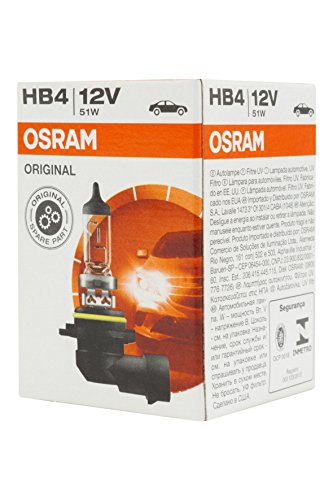 OSRAM Sylvania Original 12V HB4 Lámpara Standard Halógena de Faros