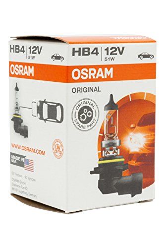 OSRAM Sylvania Original 12V HB4 Lámpara Standard Halógena de Faros