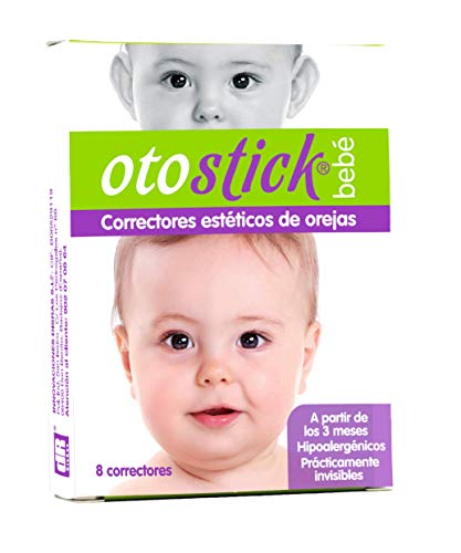 Otostick Bebé | Correctores estéticos para orejas separadas | Contiene 8 correctores + 1 gorro | A partir de 3 meses. Otostick Bebé | Correctores estéticos para orejas separadas | Contiene 8 correctores + 1 gorro | A partir de 3 meses.