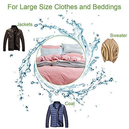 OTraki Malla Bolsa para Lavadora 2 PCS 90 x 110 Bolsa Lavandería con Cremallera Saco para Colada y Organizador de Ropa para Suéter, Abrigo, Ropa de Cama, Cortinas y Colchas Delicadas OTraki Malla Bolsa para Lavadora 2 PCS 90 x 110 Bolsa Lavandería con Cremallera Saco para Colada y Organizador de Ropa para Suéter, Abrigo, Ropa de Cama, Cortinas y Colchas Delicadas