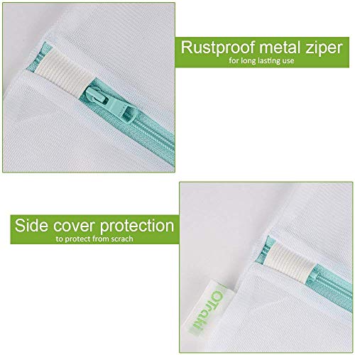 OTraki Malla Bolsa para Lavadora 2 PCS 90 x 110 Bolsa Lavandería con Cremallera Saco para Colada y Organizador de Ropa para Suéter, Abrigo, Ropa de Cama, Cortinas y Colchas Delicadas OTraki Malla Bolsa para Lavadora 2 PCS 90 x 110 Bolsa Lavandería con Cremallera Saco para Colada y Organizador de Ropa para Suéter, Abrigo, Ropa de Cama, Cortinas y Colchas Delicadas
