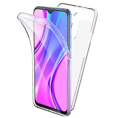 Oududianzi Funda para Xiaomi Redmi 9, 360 Grados Protección Diseñada, Transparente Ultrafino Silicona TPU Frente y PC Back Carcasa Belleza Original Funda de Doble Protección - Transparente Oududianzi Funda para Xiaomi Redmi 9, 360 Grados Protección Diseñada, Transparente Ultrafino Silicona TPU Frente y PC Back Carcasa Belleza Original Funda de Doble Protección - Transparente