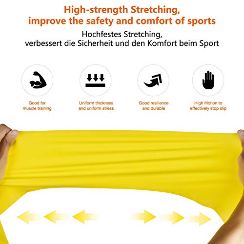 OUNDEAL Bandas Elasticas Musculacion, Bandas Elasticas Fitness, Cintas Elasticas Musculacion de Tela 3 Niveles, Gomas Elasticas Fitness OUNDEAL Bandas Elasticas Musculacion, Bandas Elasticas Fitness, Cintas Elasticas Musculacion de Tela 3 Niveles, Gomas Elasticas Fitness