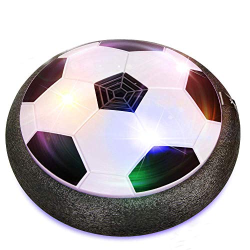 OUNDEAL Juguete Balón Fútbol Flotant, Pelota Futbol Recargable, Air Power Soccer con Coloridas Luces LED, Juguetes Aire Fútbol para Niños Niñas OUNDEAL Juguete Balón Fútbol Flotant, Pelota Futbol Recargable, Air Power Soccer con Coloridas Luces LED, Juguetes Aire Fútbol para Niños Niñas
