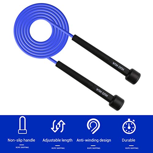 Ourine Skipping Rope Great Jump Rope for Fitness, Speed, Conditioning & Fat Loss. Ideal for Boxing, Home & Gym Workouts, HIIT, Interval Training & Outdoor Exercise