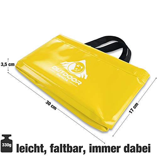 Outdoor Panda Bol Plegable para Exteriores con Capacidad de 15 litros - Recipiente Plegable para Lavar y Camping, Hecho de Tela de Lona Duradera Outdoor Panda Bol Plegable para Exteriores con Capacidad de 15 litros - Recipiente Plegable para Lavar y Camping, Hecho de Tela de Lona Duradera