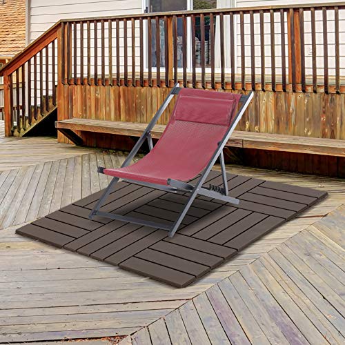 Outsunny Baldosas Cuadradas para Suelos Antideslizantes Exteriores Interiores Paquete de 9 Piezas 0.81 m² 30x30 cm Marrón Outsunny Baldosas Cuadradas para Suelos Antideslizantes Exteriores Interiores Paquete de 9 Piezas 0.81 m² 30x30 cm Marrón