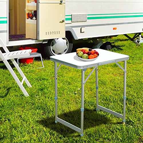 Outsunny Mesa Plegable de Picnic como una Maleta para Playa Camping 60x45x64cm Aluminio Altura Ajustable Outsunny Mesa Plegable de Picnic como una Maleta para Playa Camping 60x45x64cm Aluminio Altura Ajustable