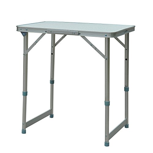 Outsunny Mesa Plegable de Picnic como una Maleta para Playa Camping 60x45x64cm Aluminio Altura Ajustable Outsunny Mesa Plegable de Picnic como una Maleta para Playa Camping 60x45x64cm Aluminio Altura Ajustable