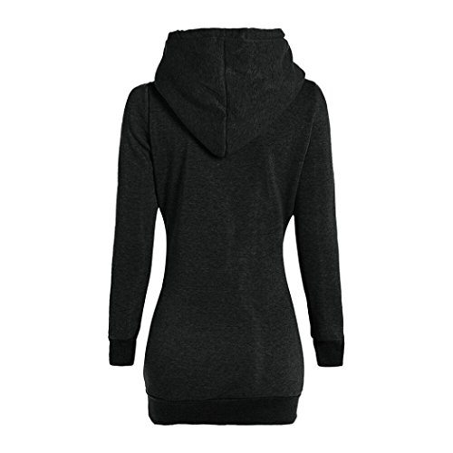 OverDose mujer De La Manera Floja Pullover Camiseta Blusa De Manga Larga Sudadera con Capucha Superior Tops Clearance