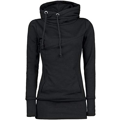 OverDose mujer De La Manera Floja Pullover Camiseta Blusa De Manga Larga Sudadera con Capucha Superior Tops Clearance