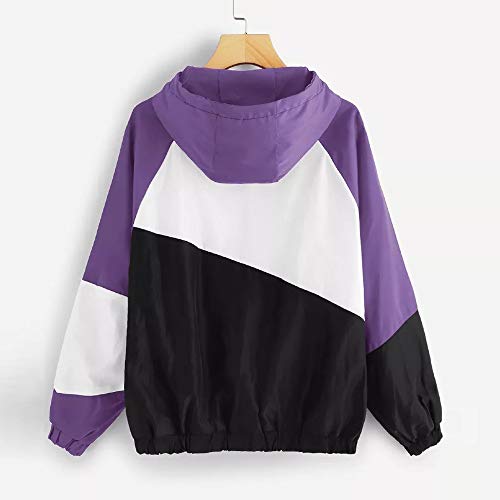 Overdose Nuevo Modelo De Moda Mujeres Manga Larga Patchwork Piel Fina Trajes con Capucha Cremallera Casual Sport Coat Sudadera con Capucha Superior