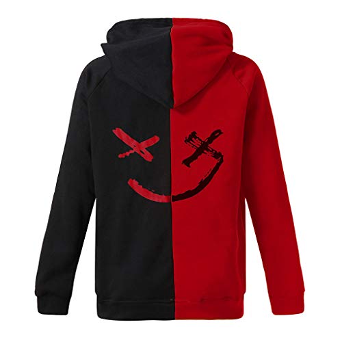Overdose Sudadera Hombres Patchwork Slim Fit Hoodie OtoñO Moda Outwear Nueva Blusa Adolescente Top 2018 Sudadera (Medium, Rojo) Overdose Sudadera Hombres Patchwork Slim Fit Hoodie OtoñO Moda Outwear Nueva Blusa Adolescente Top 2018 Sudadera (Medium, Rojo)