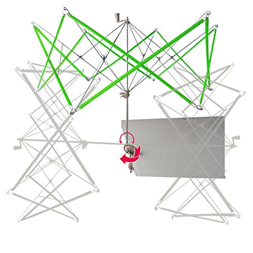 Ovilladora de Lana Devanadora de Hilo Bobinadora Manual Enrollador en Forma de Paraguas para Bobinar Hilados, Lanas, Lino,etc.