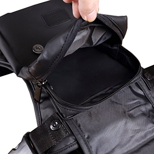Oxford Bolsa de Pierna Riñonera para Hombres Mujeres Motocicleta Montar Muslo Cintura Riñonera Paquete multifunción Viajes Pesca Senderismo Ciclismo al Aire Libre Negro Oxford Bolsa de Pierna Riñonera para Hombres Mujeres Motocicleta Montar Muslo Cintura Riñonera Paquete multifunción Viajes Pesca Senderismo Ciclismo al Aire Libre Negro