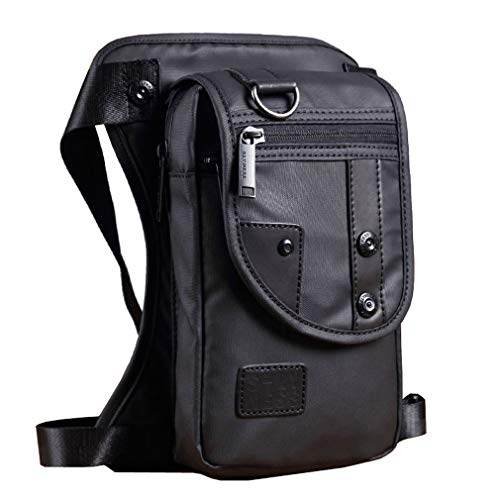 Oxford Bolsa de Pierna Riñonera para Hombres Mujeres Motocicleta Montar Muslo Cintura Riñonera Paquete multifunción Viajes Pesca Senderismo Ciclismo al Aire Libre Negro Oxford Bolsa de Pierna Riñonera para Hombres Mujeres Motocicleta Montar Muslo Cintura Riñonera Paquete multifunción Viajes Pesca Senderismo Ciclismo al Aire Libre Negro