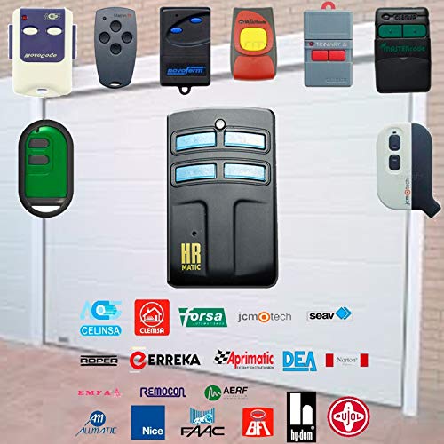 Pack 3 Unidades Mando duplicador HR Matic 2 Rolling Code, Compatible Erreka, Pujol, Mutancode, Mastercode, Faac, Clemsa, Forsa, Ditec, Telcoma, JCM, V2, Go, Sommer, Nice. Mirar compatibilidades MD7