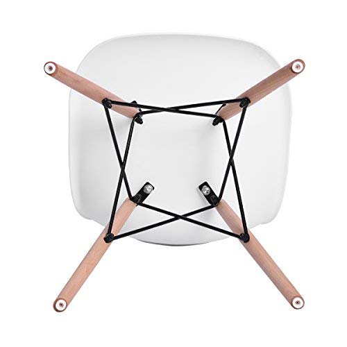 Pack 4/6 sillas, sillas de Comedor Silla de Oficina Silla de salón, Silla diseño nórdico Estilo (White(Blanco-6)) Pack 4/6 sillas, sillas de Comedor Silla de Oficina Silla de salón, Silla diseño nórdico Estilo (White(Blanco-6))