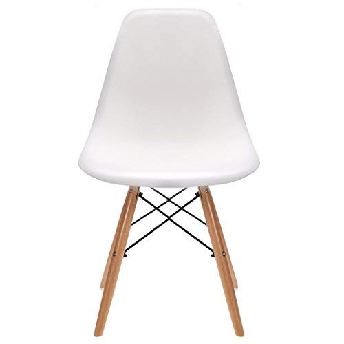 Pack 4/6 sillas, sillas de Comedor Silla de Oficina Silla de salón, Silla diseño nórdico Estilo (White(Blanco-6)) Pack 4/6 sillas, sillas de Comedor Silla de Oficina Silla de salón, Silla diseño nórdico Estilo (White(Blanco-6))