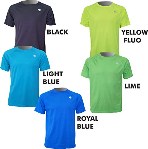 Pack 5 Unidades Camisetas Manga Corta Ekeko Offroad, Camisetas Poliester 100%. Multideportes. Running y Senderismo (M) Pack 5 Unidades Camisetas Manga Corta Ekeko Offroad, Camisetas Poliester 100%. Multideportes. Running y Senderismo (M)