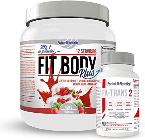 Pack adelgazamiento : Batido sustitutivo de comida + quema grasas termogenico dieta hombre y mujer (Fresa - Nata, 480gr) Pack adelgazamiento : Batido sustitutivo de comida + quema grasas termogenico dieta hombre y mujer (Fresa - Nata, 480gr)