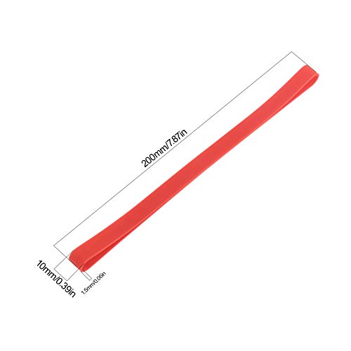 Pack de 10 bandas de caucho A5 de silicona para libro, con gel de sílice, bandas de goma, 200 mm, para almuerzo, para cocinar, enrollar y enrollar Pack de 10 bandas de caucho A5 de silicona para libro, con gel de sílice, bandas de goma, 200 mm, para almuerzo, para cocinar, enrollar y enrollar