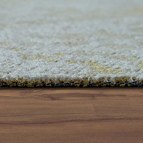 Paco Home Alfombra Interior/Exterior Oriental Amarillo Crema, tamaño:200x280 cm Paco Home Alfombra Interior/Exterior Oriental Amarillo Crema, tamaño:200x280 cm