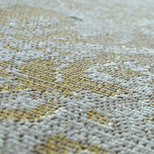 Paco Home Alfombra Interior/Exterior Oriental Amarillo Crema, tamaño:200x280 cm Paco Home Alfombra Interior/Exterior Oriental Amarillo Crema, tamaño:200x280 cm