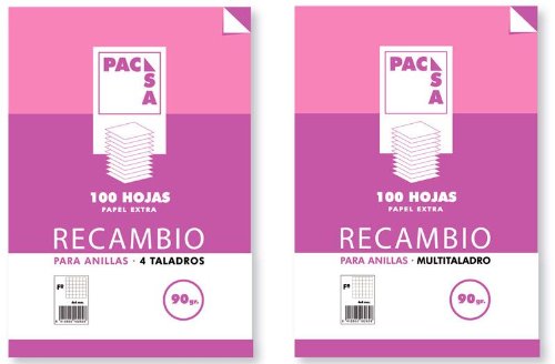 Pacsa- Recambio 90 grs, Multicolor, a4 (21281)