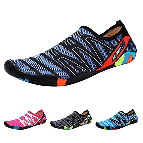 Padgene Zapatillas de Agua de Material Sintético Unisex Adulto Nuevos Zpatos de Ntación/Pies Atideslizantes Beach Zapatos/de Bceo Ocio Outdoor