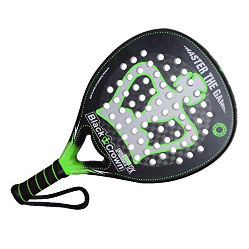 Pala de PÔdel Piton Attack 12k | Black Crown | Nivel: Avanzado, Competición, Profesional | Potencia 90%, Control 90% Pala de PÔdel Piton Attack 12k | Black Crown | Nivel: Avanzado, Competición, Profesional | Potencia 90%, Control 90%