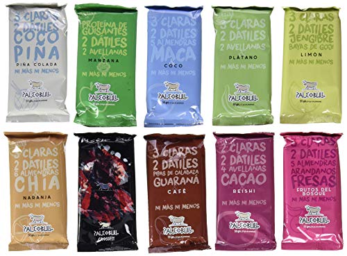 Paleobull Barritas Energéticas Degustación Sabores - 10 Barras Paleobull Barritas Energéticas Degustación Sabores - 10 Barras