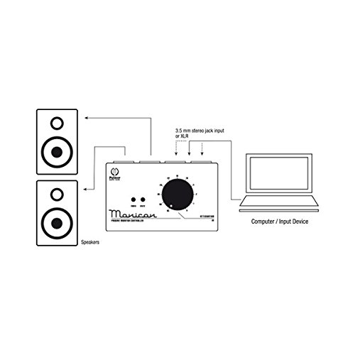 Palmer - Pmonicon control de volumen pasivo para monitores de estudio.